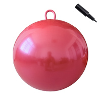 Ballons rebondissants gonflables de 80 cm, multi-tailles, en PVC, avec poignée, logo personnalisé, jouet éducatif pour adultes