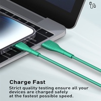 LDNIO LS671 2022 Diskon Besar Harga Grosir Kabel TPE USB 30W Kabel Charger Ponsel Kabel Tipe C Kabel PD Kabel Data Pengisian Cepat