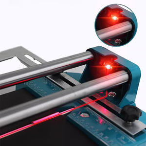 Coupe-carreaux manuel et de table - Outil de découpe de carreaux en céramique et en porcelaine robuste à double rail - Product Image 2