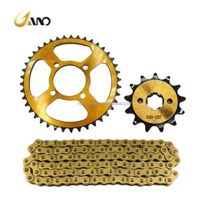 ชุดเกียร์มอเตอร์ไซค์ WANOU 428H 520H ชุดสเตอร์และโซ่สำหรับมอเตอร์ไซค์ CG <span class=keywords><strong>125</strong></span> 150 Bajaj <span class=keywords><strong>CT</strong></span> 100 - Product Image 1