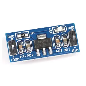 AMS1117-3.3 DC Buck Converter Voltage Regulator 4.75V-12V to 3.3V 800mA 4Pin LDO Step-Down Power Supply Module