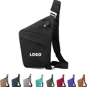 Bolsa Transversal Antifurto QET1042 com Logo Personalizado, Bolsa de Ombro para Homens, Múltiplos Bolsos, Bolsa <span class=keywords><strong>Slim</strong></span> de Viagem para Mulheres e Homens - Product Image 1