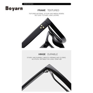 Boyarn Offre Spéciale unisexe Chine gros Logo personnalisé <span class=keywords><strong>Anti</strong></span>-buée lumière bleue bloquant lunettes montures de lunettes carrées - Product Image 4
