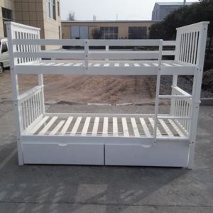 Litera de madera de pino doble para niños, cama barata de fábrica china - Product Image 6