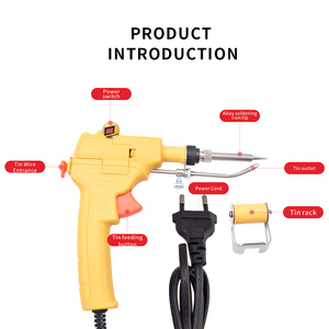 Pistola <span class=keywords><strong>de</strong></span> soldadura eléctrica con control <span class=keywords><strong>de</strong></span> temperatura <span class=keywords><strong>de</strong></span> alta precisión <span class=keywords><strong>de</strong></span> 80W, <span class=keywords><strong>soldador</strong></span> <span class=keywords><strong>de</strong></span> mantenimiento <span class=keywords><strong>de</strong></span> precisión <span class=keywords><strong>para</strong></span> fabricación electrónica - Product Image 6