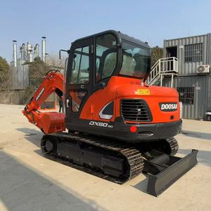 Excavatrice Doosan DX60-9C d'occasion, mini-excavatrice coréenne de seconde main, machine de terrassement à vendre. - Product Image 6
