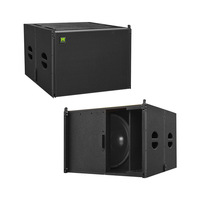 Équipement sonore professionnel pour scène extérieure en bois, double haut-parleur de 10 pouces, enceintes électroacoustiques en ligne pour intérieur