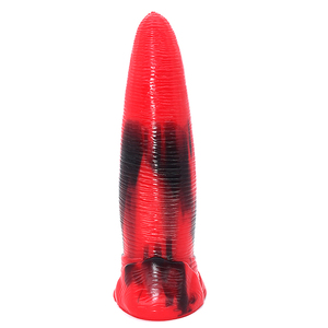 FAAK Rouge Noir Multicolore Gros Dildo Jouets Sexuels Bizarres Silicone Pénis Animal Baleine Dildo pour Femmes <span class=keywords><strong>Sexe</strong></span> Anal Stimulateur Vaginal - Product Image 4