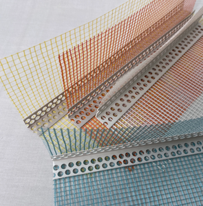 Profilé d'angle décoratif en PVC avec treillis en fibre de verre - Protection anti-fissures pour les coins de murs en projets de plâtrage <span class=keywords><strong>extérieur</strong></span> - Product Image 5