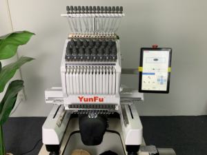 Venta Directa de Fábrica Nueva Máquina de Bordar Automática Computarizada de 12 Agujas y un Solo Cabezal con Motor de 1200 RPM para Uso Doméstico - Product Image 2