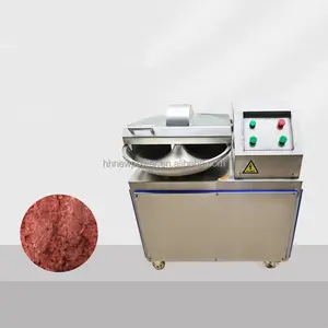 Venda quente de máquina de corte de tigela de carne de frango, tigela de carne 300 kg/h, máquina picadora de tigela de carne à venda