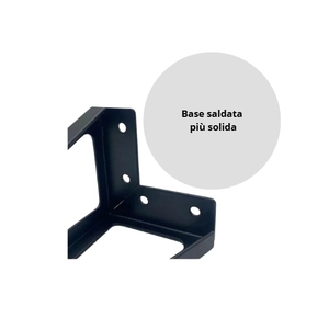 Gambe per mobili in metallo nero, piedi triangolari da 15,5 cm, set di 4 supporti per tavolo e divano resistenti - Product Image 5