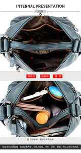 Nuevo Bolso de Mano Casual para Mujer, de Cuero PU Suave, de Alta Calidad, con Múltiples Bolsillos, Bandolera, Color Sólido, Bolso Mensajero para Dama - Product Image 6