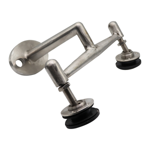 Zd Constructie Roestvrijstalen Spinfittingen Wandglazen Sets Met Steunmateriaal Verstevigingsklemmen - Product Image 6