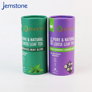 Embalaje de tubo de papel de caja cilíndrica de cartón impreso personalizado biodegradable de alta calidad - Product Image 1