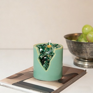 Aromatherapy Home Decor Decoration Crafts Healing Crystal Purple <b>Orange</b> Green Decorative Crystals Luxury <b>Gift</b> Scented Candle - Product Image 1