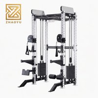 Máquina Smith Multifuncional ZY con Cable Crossover y Power Rack para Gimnasios Comerciales