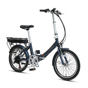 Bicicleta Eléctrica Plegable TXED Popular <span class=keywords><strong>de</strong></span> 20 Pulgadas con Cuadro <span class=keywords><strong>de</strong></span> Aleación <span class=keywords><strong>de</strong></span> Aluminio <span class=keywords><strong>de</strong></span> 6 Velocidades, Frenos <span class=keywords><strong>V</strong></span> y Motor en el Buje Trasero - Product Image 1