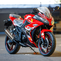 Nouvelles motos sportives Ninja 200cc, petites, bicylindres, refroidies par eau, injection électronique nationale, capables de course sur route