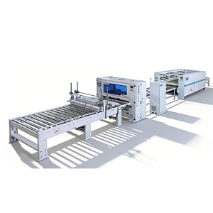 Ligne de machines automatiques de collage et de laminage de panneaux en nid d'abeille en aluminium PUR - Product Image 1