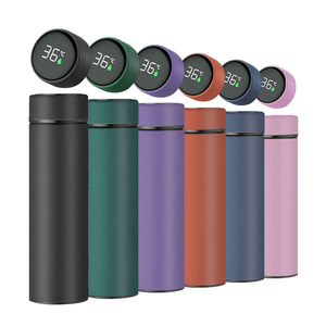 Bouteille d'eau isotherme en acier inoxydable de qualité alimentaire, bouteille d'eau simple pour les affaires, bouteille d'eau chaude portable pour voiture - Product Image 1