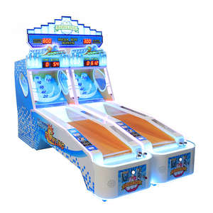 Machine de jeu d'arcade à monnayeur pour 2 joueurs, type Happy Bowling, avec système de récompense par tickets et enregistrement des scores - Product Image 2