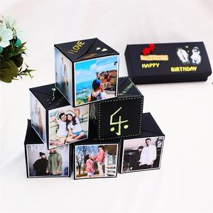 Échantillon gratuit Creative Explosion <span class=keywords><strong>Surprise</strong></span> <span class=keywords><strong>Album</strong></span> <span class=keywords><strong>Photo</strong></span> Popup Box Bomb Birthday Valentine's Day gift box - Product Image 1