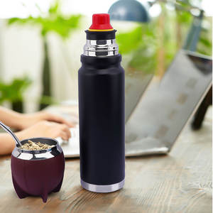 Termo de Yerba Mate <span class=keywords><strong>Argentino</strong></span> de 1.0L, Taza de Yerba Mate de 260ML con Bombilla, Juego de Kits de Té Yerba Mate - Product Image 4