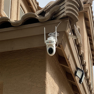 ระบบกล้องรักษาความปลอดภัยพลังงานแสงอาทิตย์ 4K 8MP ไร้สายสำหรับภายนอกอาคาร <span class=keywords><strong>ชุด</strong></span>กล้อง 4 ตัว รองรับ WiFi 2.4/5GHz แบบดูอัลแบนด์ พร้อมแผงโซลาร์เซลล์ ไม่มีค่าบริการรายเดือน - Product Image 2