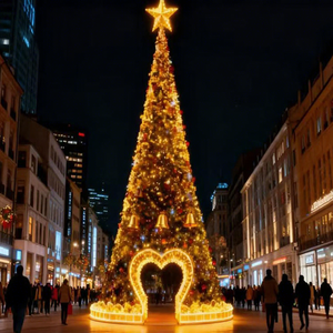 Motif d'arbre de Noël LED programmable en 3D pour les grandes spectacles lumineux en extérieur et les attractions saisonnières - Product Image 1