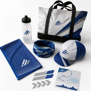 Kit Personalizado al por Mayor para Eventos Ciclisticos OEM ODM: Bolsa de Accesorios para Ciclistas con Toalla Refrigerante, Botella, Bragas para el Cuello, Gorra y Pegatinas Reflectantes - Product Image 1