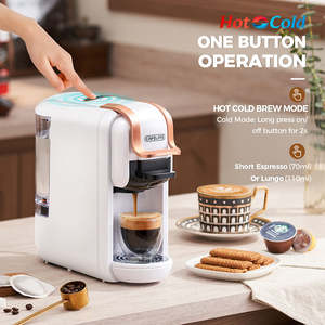 Cafetera Automática 4 en 1 en Oferta, 19 Bares, para Hogar, Hotel, Autocaravana, Compatible con Cápsulas NS/DG/<span class=keywords><strong>illy</strong></span> ESE y Café en Polvo, en Existencia - Product Image 2