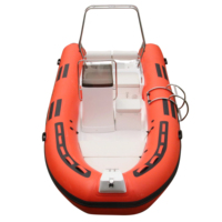 Bateau pneumatique à coque en fibre de verre flexible de 12 pieds, 13 pieds, 15 pieds, 16 pieds pour la pêche