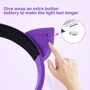 <span class=keywords><strong>หู</strong></span><span class=keywords><strong>ฟัง</strong></span>สเตอริโอแบบมีสาย ลายสัตว์สีชมพู รูปสุนัขจิ้งจอก ตัดเสียงรบกวน แบบครอบหู สำหรับเด็ก - Product Image 5