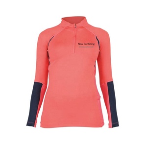 Maillot de sport à manches longues pour femmes, chemise d'équitation extensible à 4 voies, vêtement sur mesure pour randonnée hippique, am545, - Product Image 1