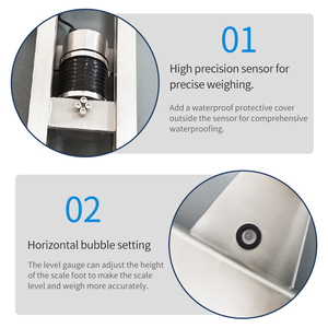 Trung Quốc <span class=keywords><strong>40kg</strong></span> 30kg 50kg 150 công nghiệp điện tử 300kg Hiển thị trọng lượng không thấm nước 40x50 nhà máy dẫn trọng lượng Quy mô máy - Product Image 3