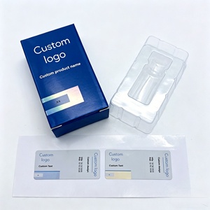 <span class=keywords><strong>Plateau</strong></span> en plastique durable et personnalisé, gaufré, écologique, pour emballage de flacons de peptides, avec étiquettes, compatible avec les flacons en verre de 3ml/10ml pour poudre lyophilisée - Product Image 1