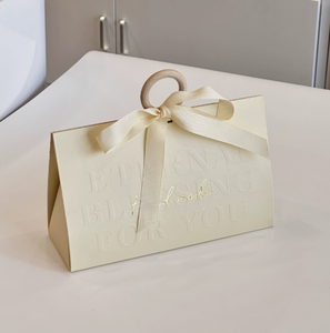 Wholesale Luxury Wooden Ring Ribbon Handle Paper Gift <b>Box</b> Custom Logo <b>Wedding</b> Candy Jewelry Souvenir Packaging <b>Box</b> - Product Image 4