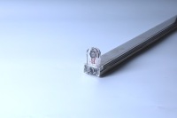 Support PS durable et économique en acier inoxydable mince à réflecteur T8 pour luminaire africain d'exportation en vrac