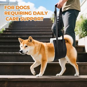Adjustable Soft Fabric <strong>Dog</strong> <strong>Lift</strong> Harness-Portable Sling for Large <strong>Dogs</strong> Seniors Injured/Disabled <strong>Dogs</strong> &amp; ACL Surgery <strong>Support</strong> - Product Image 6