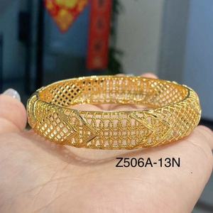 JXX Women's Fashion Gold Plated <b>Bracelet</b> Classic Indian Style Bangles in Bulk Dubai <b>Inspired</b> Jewelry - Product Image 6