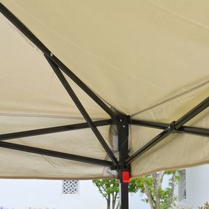 Tente pliante publicitaire personnalisée 10x10 avec logo, auvent d'exposition extérieur en aluminium 3x3, chapiteau, gazebo, auvent pop-up pour salon professionnel - Product Image 3