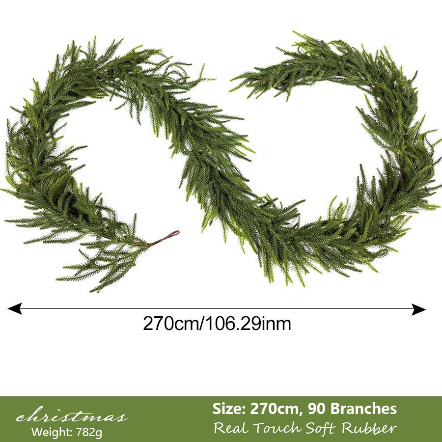 2.7m/9ft 90 branches