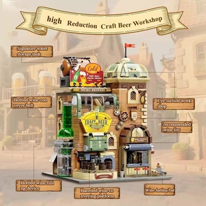 <span class=keywords><strong>Pantasy</strong></span> 85023 Neue Street View Kollektion Original Puzzle-Spielzeug Dekorationsmodell für Kinder Weihnachtsgeschenke Baustein-Sets - Product Image 3