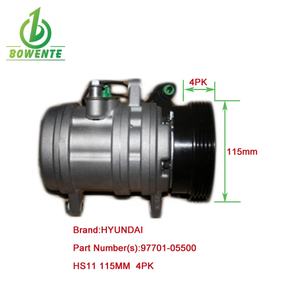 Compresor de CA Halla-HCC HS11 115mm/4PK <span class=keywords><strong>para</strong></span> <span class=keywords><strong>Atos</strong></span>/Getz Amica/Santro OE 9770-02010 9770-05500 9770-02310 9770-02200 9770-0200 - Product Image 3
