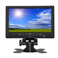 Monitor de TV de 7 pulgadas con cámara 2025 con entrada Ied VGA BNC AV