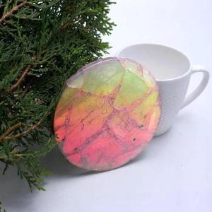 Posavasos Redondos de Mármol Natural Hechos a Mano de Alta Calidad, Alfombrillas y Protectores Premium, Posavasos de Piedra de Mármol para Mesa - Product Image 3