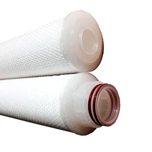 عنصر فلتر PP الصناعي عالي التدفق PP pfiltration 5 10 20 ميكرون خرطوشة فلتر كبيرة لمعالجة مياه الصرف الصحي لترشيح الفخ