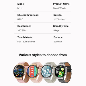 M11 BT5.0 Smart Watch IP68 Waterproof Sports Watch Support NFC Heart Rate Monitor Fitness Tracker Watch - Product Image 5