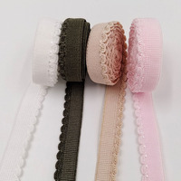 Vêtement sous-vêtements en peluche décor bande de sangle élastique nylon couture bourgeon bord stretch ceinture sangle pour sous-vêtements diy